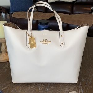 White Coach Tote Bag